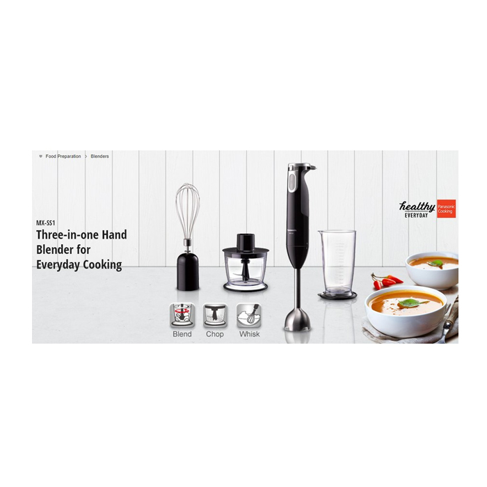 Panasonic Hand Mixer, Juicer and Blender - MXSS1BSR